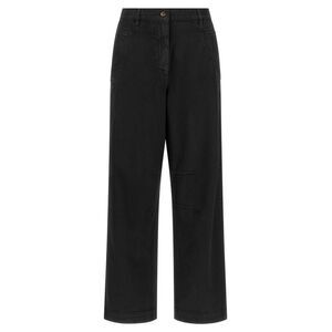 Dries Van Noten Women Loose Cotton Trousers